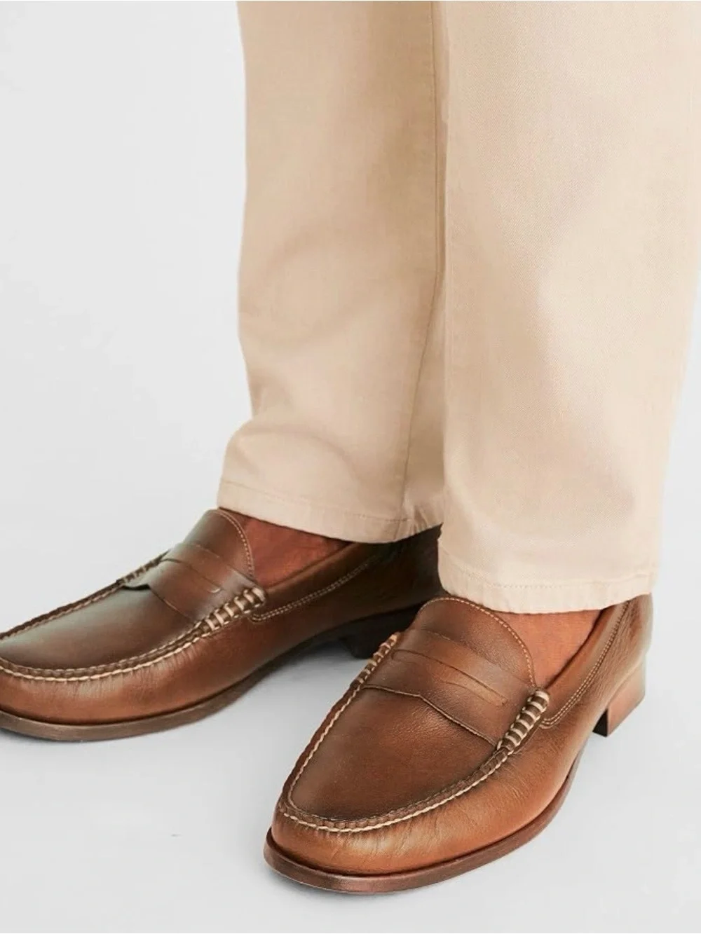 Johnnie-O Clubhouse Penny Loafer Tan Size 10.5